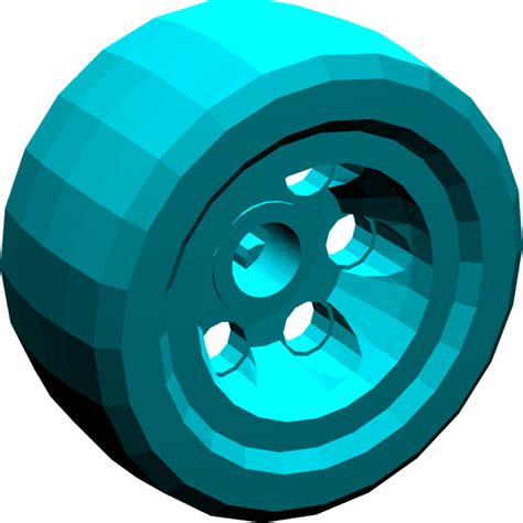 LEGO Dark Turquoise Wheel Technic 30,4 X 14 (32146) | Brick Owl - LEGO ...