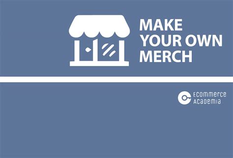 Make your own merch | How to design and sell merch online