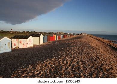 Beach Huts On Hayling Island Uk Stock Photo 15355243 | Shutterstock