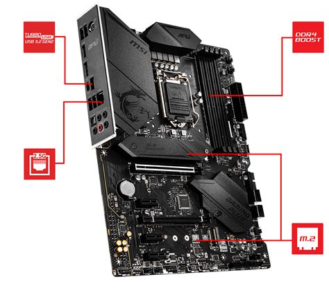 MSI MPG Z490 GAMING PLUS ATX Gaming Motherboard (10th Gen Intel Core ...