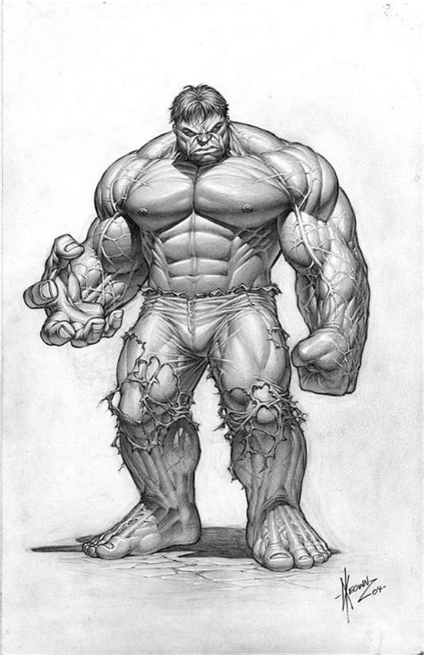 Hulk - pencil drawing of the Incredible Hulk | Book art drawings, Hulk ...