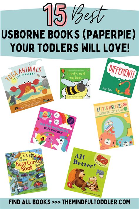 15 Best Usborne Books for Toddlers (New PaperPie Books Kids will Love) - The Mindful Toddler