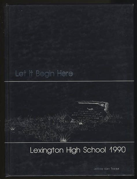 Lexington High School 1990 Yearbook Lexington Massachusetts