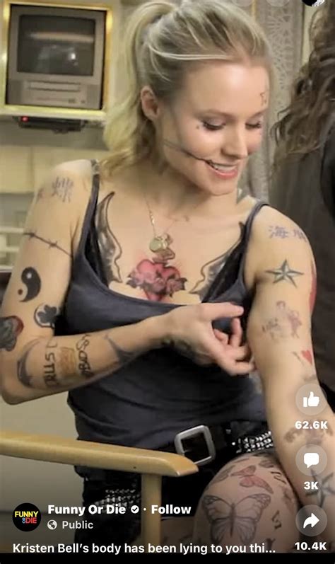 Kristen Bell Tattoos Does She Really Have Tattoos? All You, 50% OFF