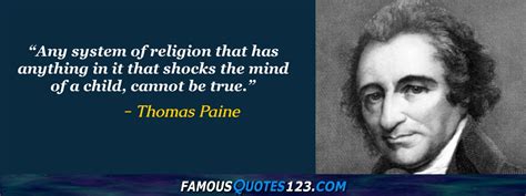 Thomas Paine Quotes on Religion, Belief, Spirituality and God