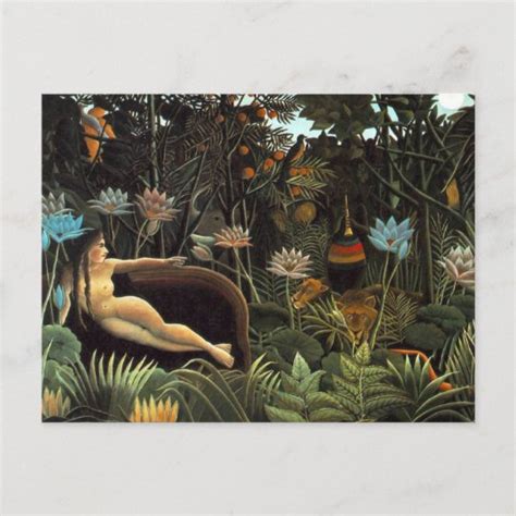 Henri Rousseau - The Dream Postcard | Zazzle.com