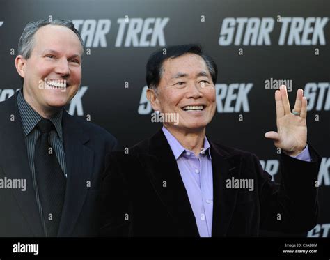 Brad Altman and George Takei Los Angeles Premiere of 'Star Trek' - Arrivals at Grauman's Chinese ...