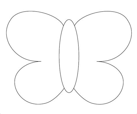 Butterfly Template For Preschool