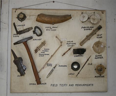 Gold mine field testing tools | Eagle & High Peak Mine (1870… | Flickr