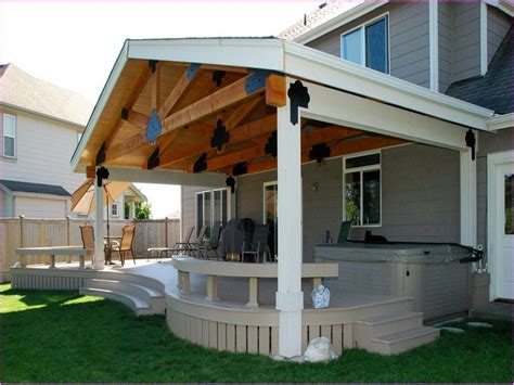 Collection Covered Deck Plans Pictures - Home Design Ideas | Porch roof design, Mobile home ...