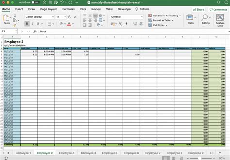 Timesheet In Excel How To Create Timesheet Template In Excel | Images and Photos finder