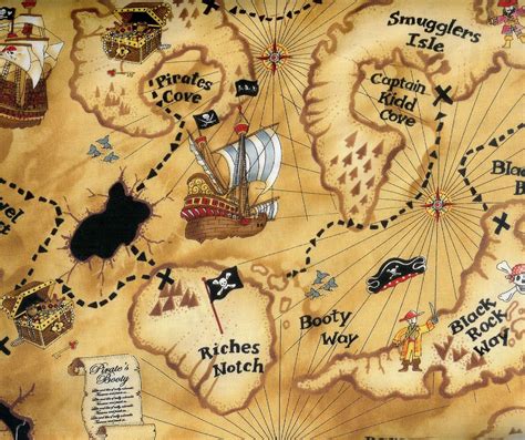 Free Pictures Of A Pirate Map, Download Free Clip Art, Free Clip Art - Free Printable Pirate ...