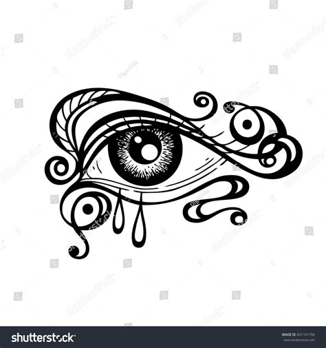 Symbol All Seeing Eye Isolated On Stock Vector 431161756 - Shutterstock