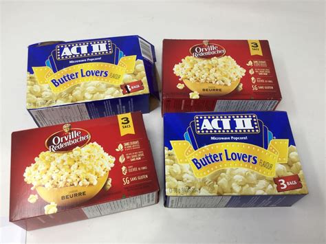 Lot of Microwave Popcorn (4 x 3) - A D Auction Depot Inc.