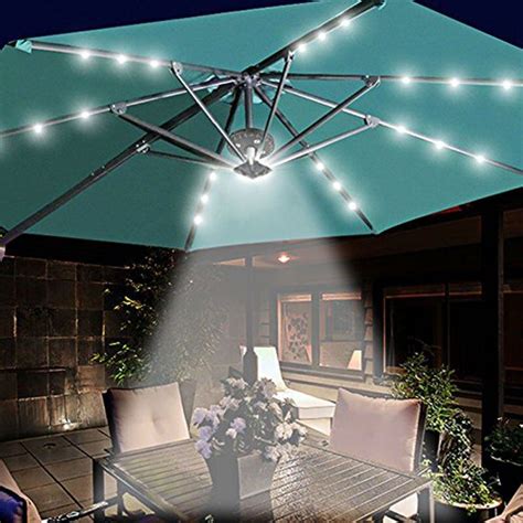 Patio Umbrella Light,Cordless 28 LED,Outdoor umbrella Pole Light for ...