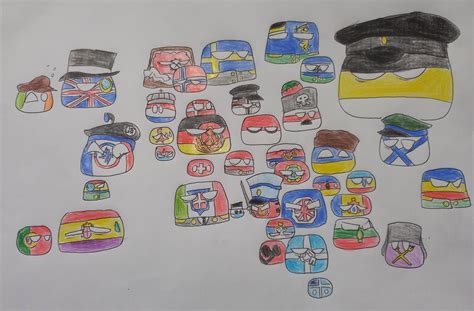 Map of Red Flood Europe in Countryballs : r/RedFloodMod