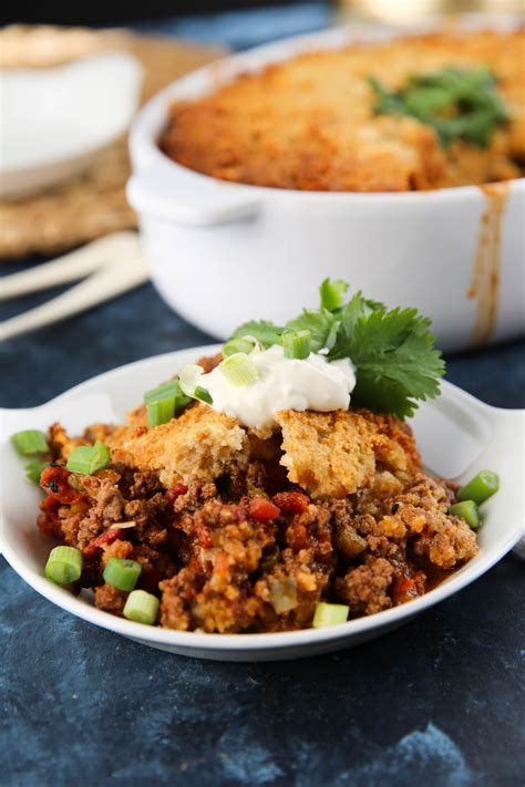 Chili "Cornbread" Casserole - PaleOMG