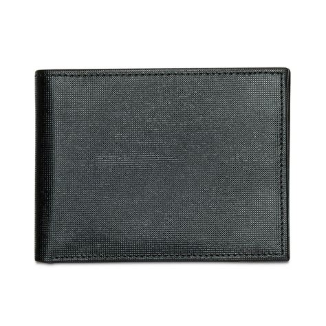 Perry Ellis - Perry Ellis Portfolio NEW Black Men's Silm Bifold Saffiano RFID Wallet - Walmart ...