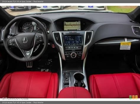 Red Interior Photo for the 2019 Acura TLX V6 A-Spec Sedan #127158424 ...