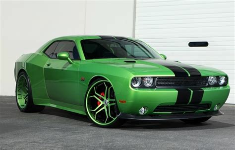 Wallpaper green, Dodge, Challenger images for desktop, section dodge - download