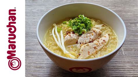 Maruchan Creamy Chicken Ramen Noodle Soup - USA - Instant Noodle Recipe Time - EP 1672 - YouTube