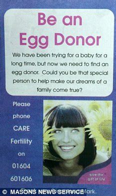 Couples with fertility problems forced to advertise for egg donors due to national shortage ...