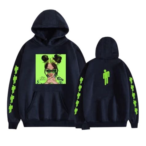 Billie Eilish Merch Hoodie Pullover Oversized Hoodie Hip Hop Hoodies Men Streetwear Sweatshirt