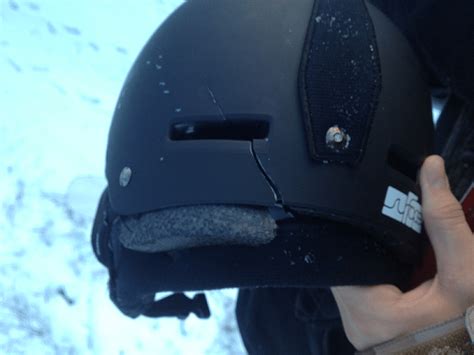 Broken Helmet - Pictures - Newschoolers.com