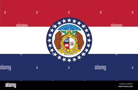 Missouri State Flag Stock Vector Image & Art - Alamy