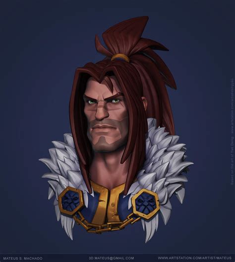 Varian Wrynn bust by Mateussm on DeviantArt