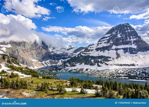 Hidden Lake â€“ Glacier National Park, Montana USA Stock Photo - Image of landscape, lake: 170329042