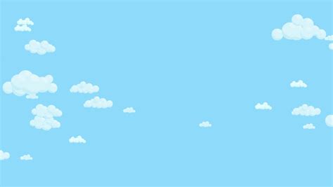 Cartoon Backdrop Sky With Clouds Stock Video Footage - 4K and HD Video Clips | Shutterstock