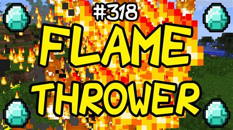 Minecraft Mods - FLAMETHROWER MOD! - YouTube