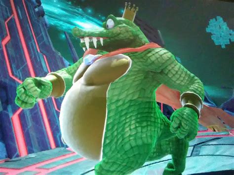 The king k rool croc walk. Smash bros ultimate. | Smash Amino