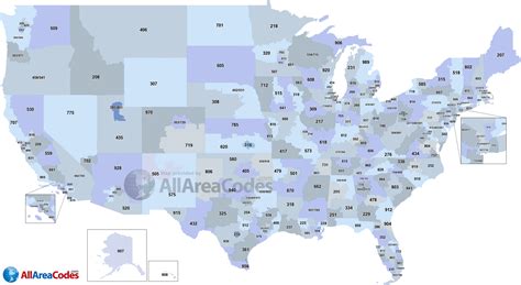 Map Of The Us Area Codes Map Of World | Images and Photos finder