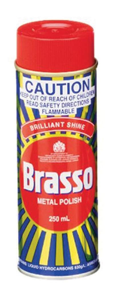 Brasso Cleaner and Polish 250ml - Metal Cleaner and Polish - Chemical ...