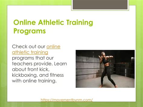 PPT - Online Athletic Training Programs PowerPoint Presentation, free ...