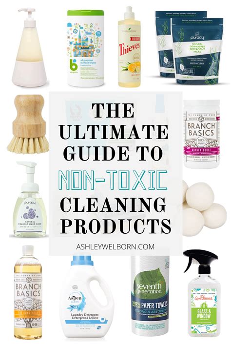 the ultimate guide to non - toxic cleaning products