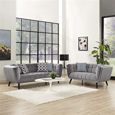 Modern Contemporary Urban Design Living Room Lounge Club Lobby Loveseat ...