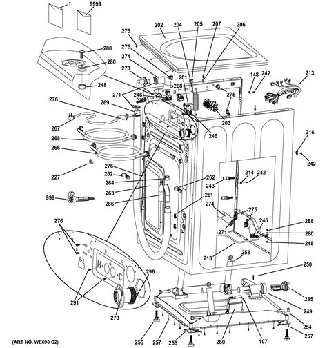 Ge Top Load Washer Parts Diagram - Hanenhuusholli