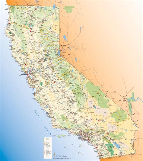 California Tourist Map - California Pictures Map | Printable Maps