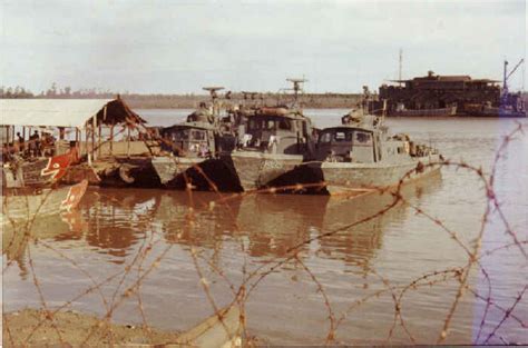 Swift Boats docked ashore at Seafloat | Vietnam war photos, Vietnam ...