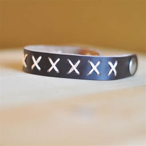 Criss-Cross Leather Cuff - Suburble