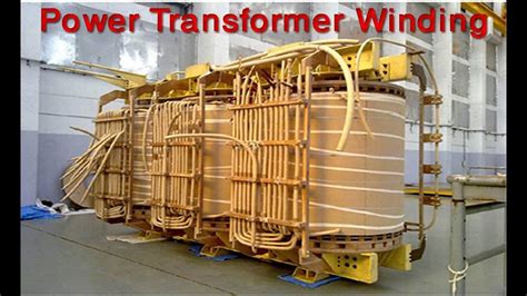 Power transformer disc winding coil - YouTube