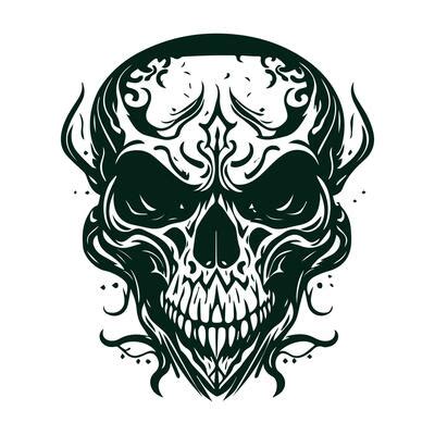 Skull Decal Vector Art, Icons, and Graphics for Free Download