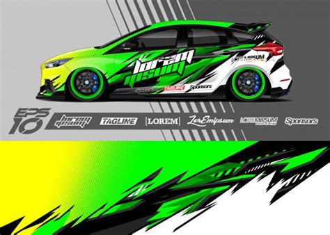 Race Car Wraps Templates