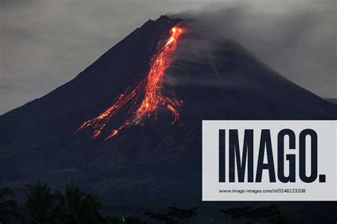 Indonesia s Mount Merapi Spews Ash And Lava Mount Merapi, a volcanic mountain spews lava as it