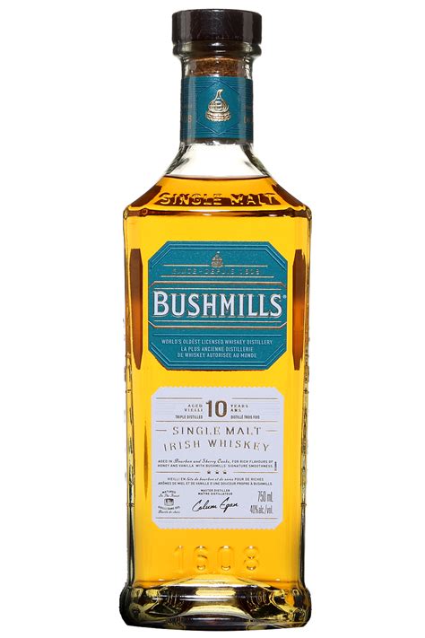 Bushmills 10 ans Single Malt | Fiche produit | SAQ.COM