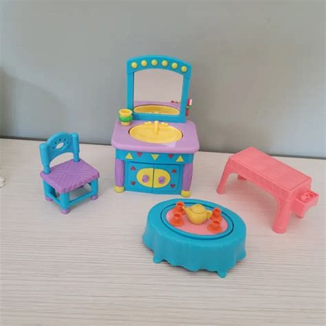 DORA THE EXPLORER House Furniture Chair Changing Table Vanity/Sink Dollhouse Lot $7.00 - PicClick
