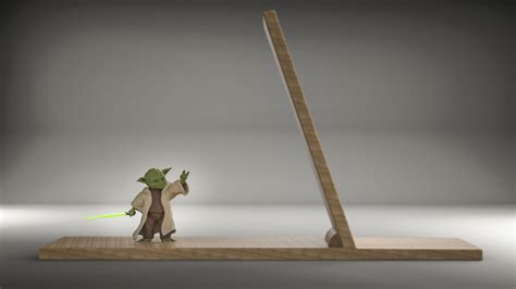 3D Printed Yoda Bookend by Huanksta | Pinshape